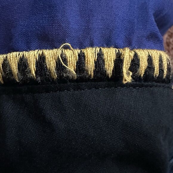 Lithe Dress 4 Midi Sleeveless Color Block Silk Cotton Anthropologie - Picture 10 of 10